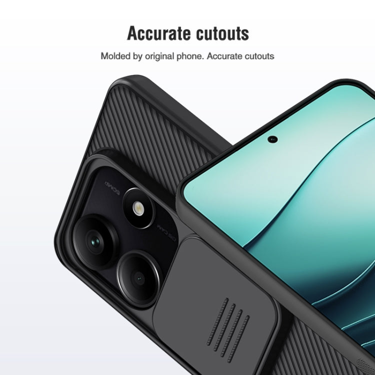 For Redmi Note 14 5G NILLKIN Black Mirror Series Camshield PC Phone Case(Black) by NILLKIN