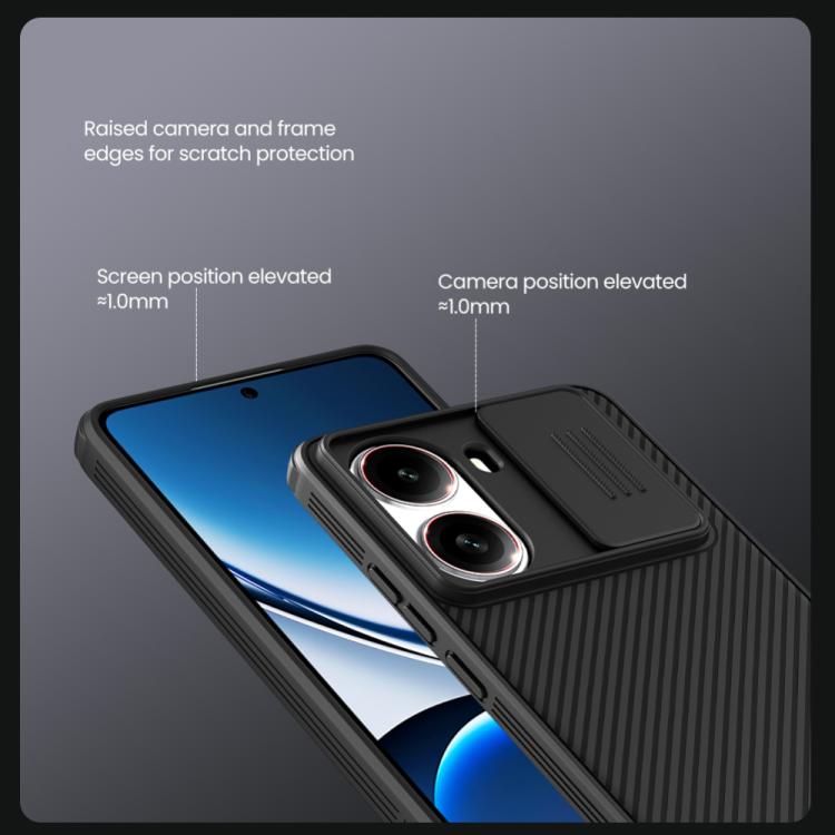 For Redmi Turbo 4 NILLKIN CamShield Pro PC Phone Case(Blue) by NILLKIN