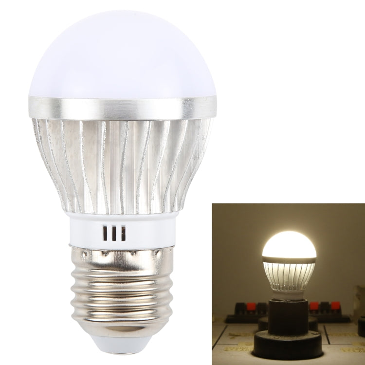 E27 3W 300 Lumens LED Ball Steep Light Bulb, Voltage:DC 5V(Natural White Light) by bashfashion