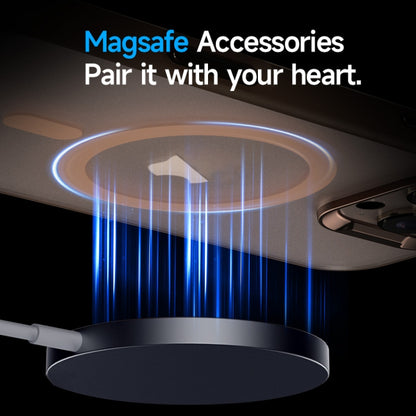 For iPhone 16 Plus SULADA Light Sand MagSafe Magnetic PC Hybrid TPU Phone Case(Gold) by SULADA