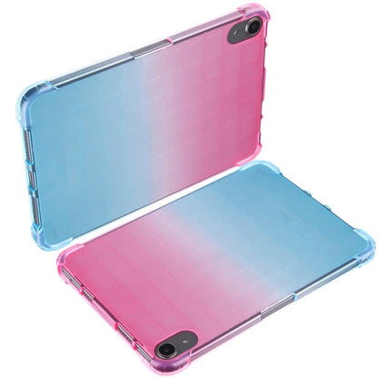 For iPad mini 6 / mini 2024 Square Gradient TPU Tablet Case(Pink Gradient Green) by bashfashion