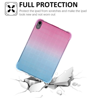 For iPad mini 6 / mini 2024 Square Gradient TPU Tablet Case(Pink Gradient Green) by bashfashion