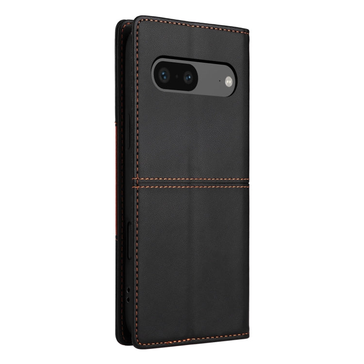For Google Pixel 7 GQUTROBE G01 RFID Anti-theft Leather Phone Case(Black) by GQUTROBE
