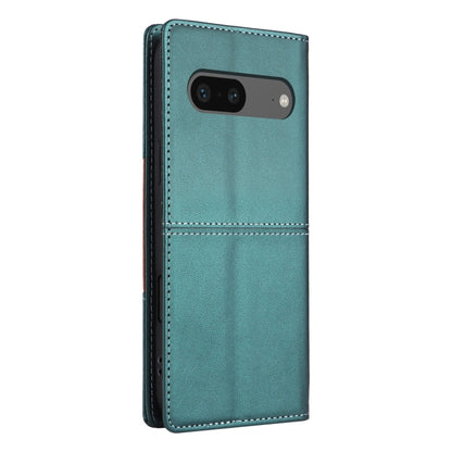 For Google Pixel 7 GQUTROBE G01 RFID Anti-theft Leather Phone Case(Green) by GQUTROBE