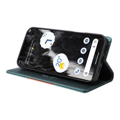 For Google Pixel 7 GQUTROBE G01 RFID Anti-theft Leather Phone Case(Green) by GQUTROBE