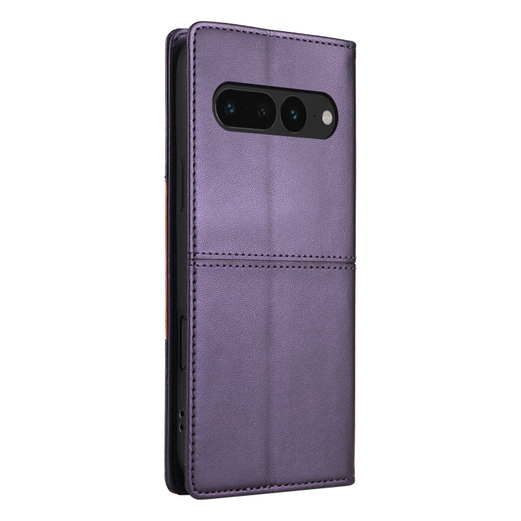 For Google Pixel 7 Pro GQUTROBE G01 RFID Anti-theft Leather Phone Case(Purple) by GQUTROBE