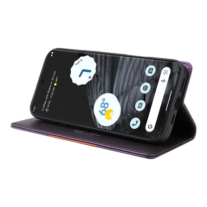 For Google Pixel 7 Pro GQUTROBE G01 RFID Anti-theft Leather Phone Case(Purple) by GQUTROBE