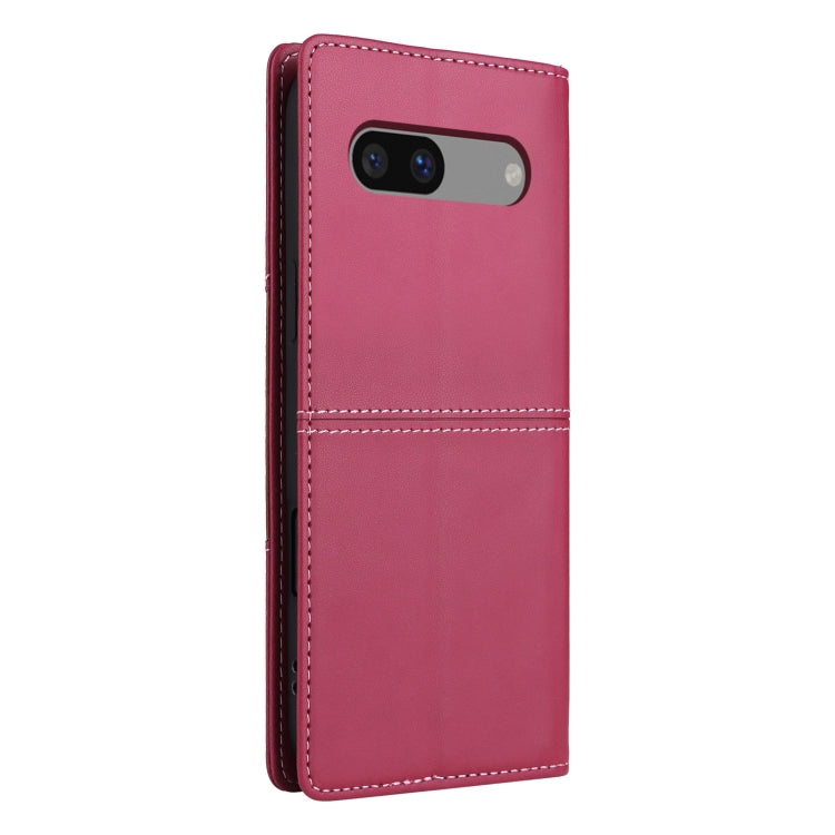 For Google Pixel 7a GQUTROBE G01 RFID Anti-theft Leather Phone Case(Red) by GQUTROBE