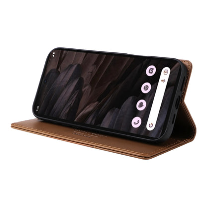 For Google Pixel 7a GQUTROBE G01 RFID Anti-theft Leather Phone Case(Brown) by GQUTROBE