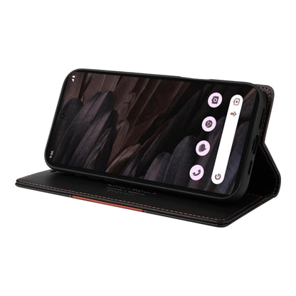 For Google Pixel 7a GQUTROBE G01 RFID Anti-theft Leather Phone Case(Black) by GQUTROBE