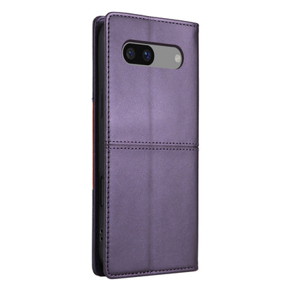 For Google Pixel 7a GQUTROBE G01 RFID Anti-theft Leather Phone Case(Purple) by GQUTROBE
