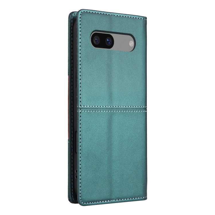 For Google Pixel 7a GQUTROBE G01 RFID Anti-theft Leather Phone Case(Green) by GQUTROBE