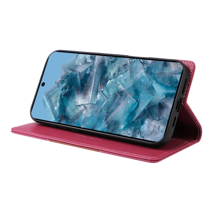 For Google Pixel 8 Pro GQUTROBE G01 RFID Anti-theft Leather Phone Case(Red) by GQUTROBE