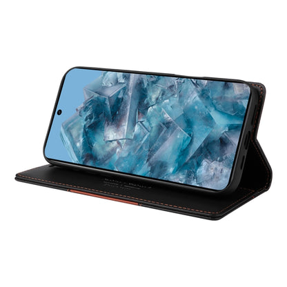 For Google Pixel 8 Pro GQUTROBE G01 RFID Anti-theft Leather Phone Case(Black) by GQUTROBE