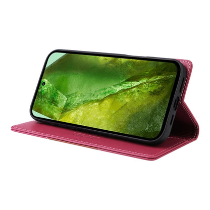 For Google Pixel 8a GQUTROBE G01 RFID Anti-theft Leather Phone Case(Red) by GQUTROBE