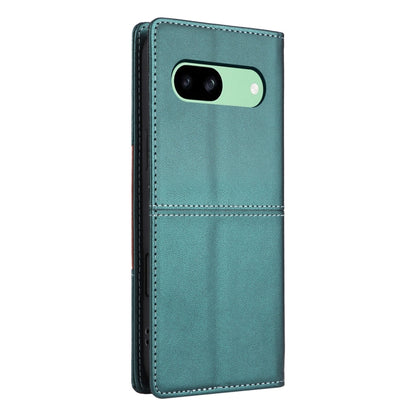 For Google Pixel 8a GQUTROBE G01 RFID Anti-theft Leather Phone Case(Green) by GQUTROBE