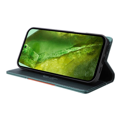 For Google Pixel 8a GQUTROBE G01 RFID Anti-theft Leather Phone Case(Green) by GQUTROBE