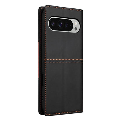 For Google Pixel 9 Pro XL GQUTROBE G01 RFID Anti-theft Leather Phone Case(Black) by GQUTROBE