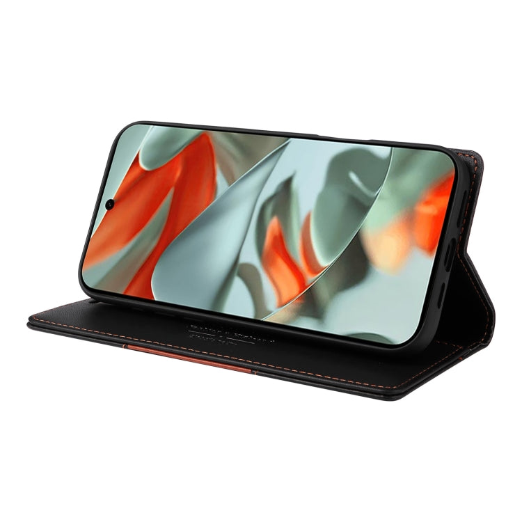 For Google Pixel 9 Pro XL GQUTROBE G01 RFID Anti-theft Leather Phone Case(Black) by GQUTROBE