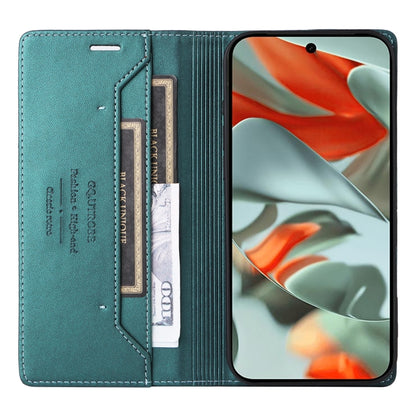 For Google Pixel 9 Pro XL GQUTROBE G01 RFID Anti-theft Leather Phone Case(Green) by GQUTROBE