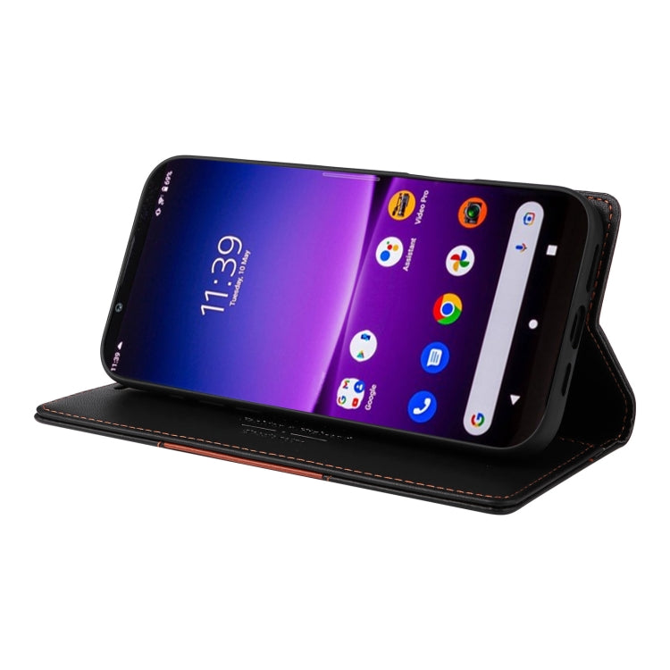 For Sony Xperia 1 IV GQUTROBE G01 RFID Anti-theft Leather Phone Case(Black) by GQUTROBE