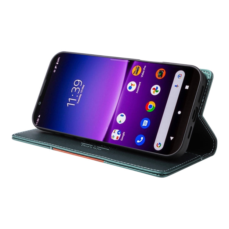 For Sony Xperia 1 IV GQUTROBE G01 RFID Anti-theft Leather Phone Case(Green) by GQUTROBE