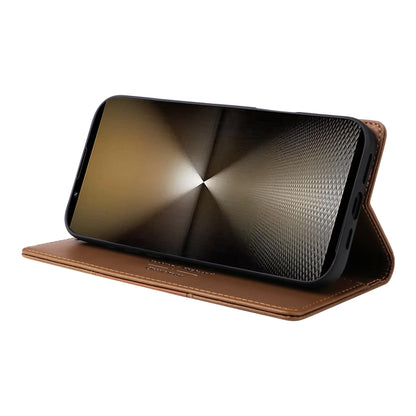 For Sony Xperia 1 VI GQUTROBE G01 RFID Anti-theft Leather Phone Case(Brown) by GQUTROBE