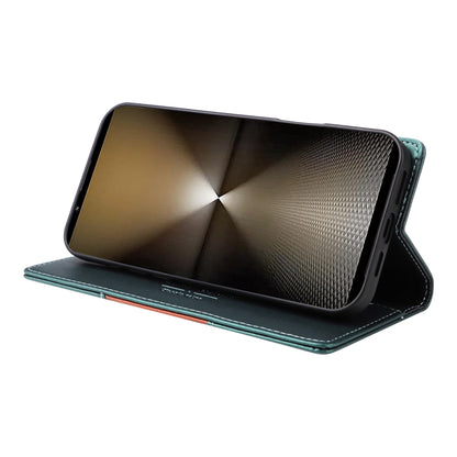 For Sony Xperia 1 VI GQUTROBE G01 RFID Anti-theft Leather Phone Case(Green) by GQUTROBE