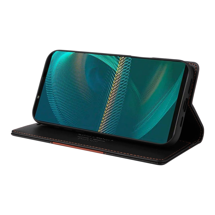 For Sony Xperia 5 III GQUTROBE G01 RFID Anti-theft Leather Phone Case(Black) by GQUTROBE