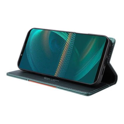 For Sony Xperia 5 III GQUTROBE G01 RFID Anti-theft Leather Phone Case(Green) by GQUTROBE
