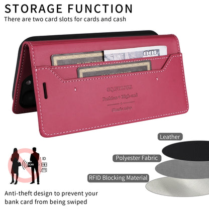 For Sony Xperia 5 VI GQUTROBE G01 RFID Anti-theft Leather Phone Case(Red) by GQUTROBE