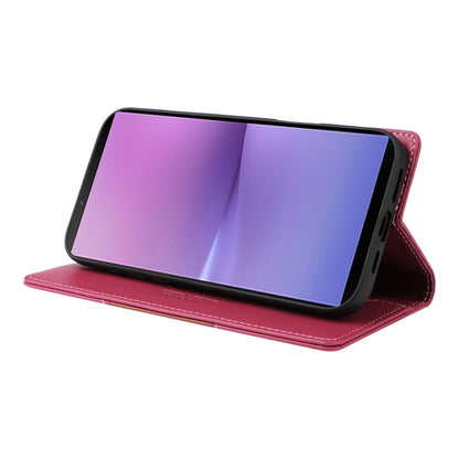 For Sony Xperia 10 V GQUTROBE G01 RFID Anti-theft Leather Phone Case(Red) by GQUTROBE