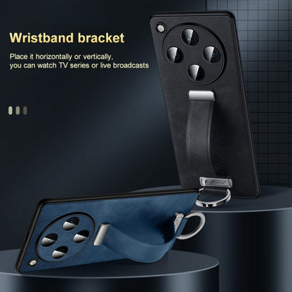 For OPPO Find X8 SULADA PC + Leather Texture Skin Feel Shockproof Phone Case(Black) by SULADA