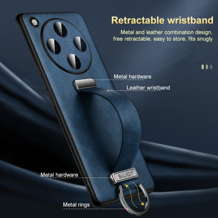 For OPPO Find X8 Pro SULADA PC + Leather Texture Skin Feel Shockproof Phone Case(Red) by SULADA