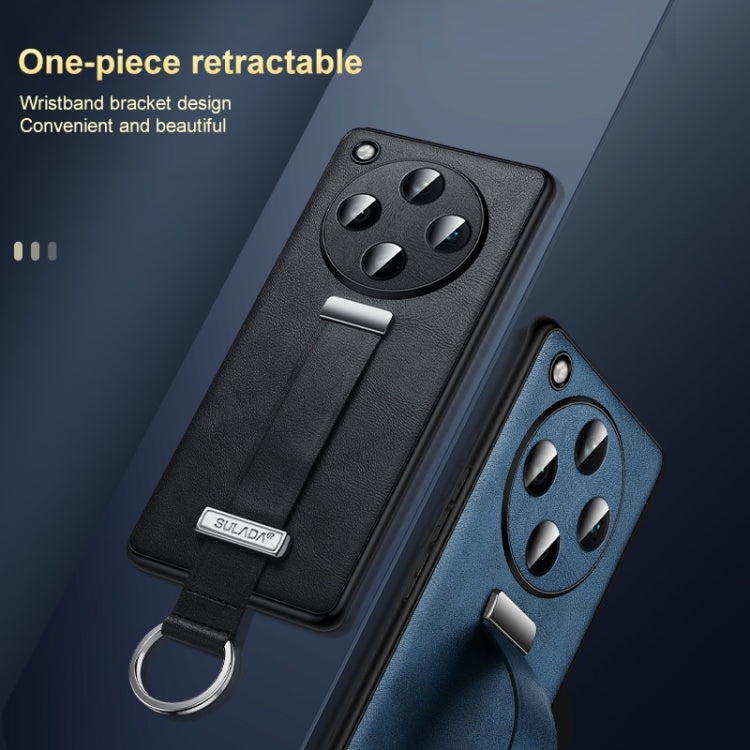 For OPPO Find X8 SULADA PC + Leather Texture Skin Feel Shockproof Phone Case(Black) by SULADA