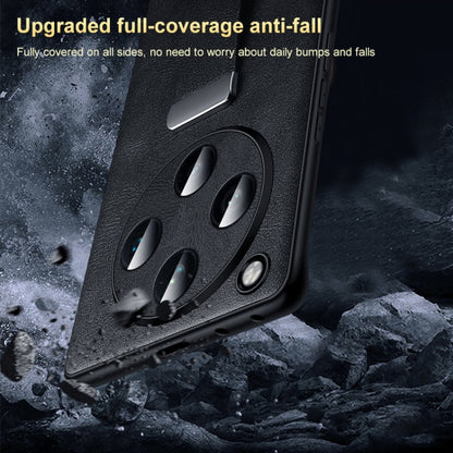 For OPPO Find X8 SULADA PC + Leather Texture Skin Feel Shockproof Phone Case(Black) by SULADA