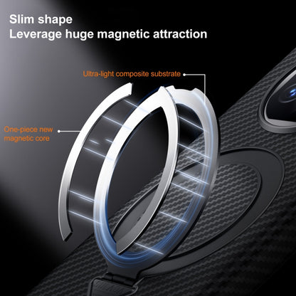 For Huawei Mate X5 / X3 SULADA Kevlar Texture MagSafe Magnetic Holder Phone Case(Blue) by SULADA