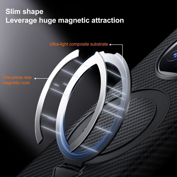 For Huawei Mate X5 / X3 SULADA Kevlar Texture MagSafe Magnetic Holder Phone Case(Purple) by SULADA