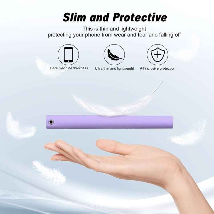 For iPhone 16e Ultra-thin Voltage Magnetic Buckle Leather Phone Case(Purple) by bashfashion