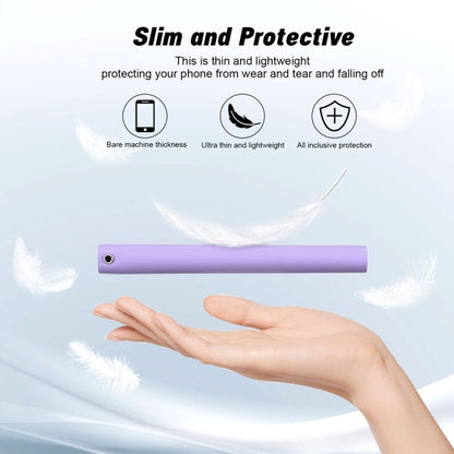 For iPhone 16e Ultra-thin Voltage Magnetic Buckle Leather Phone Case(Purple) by bashfashion