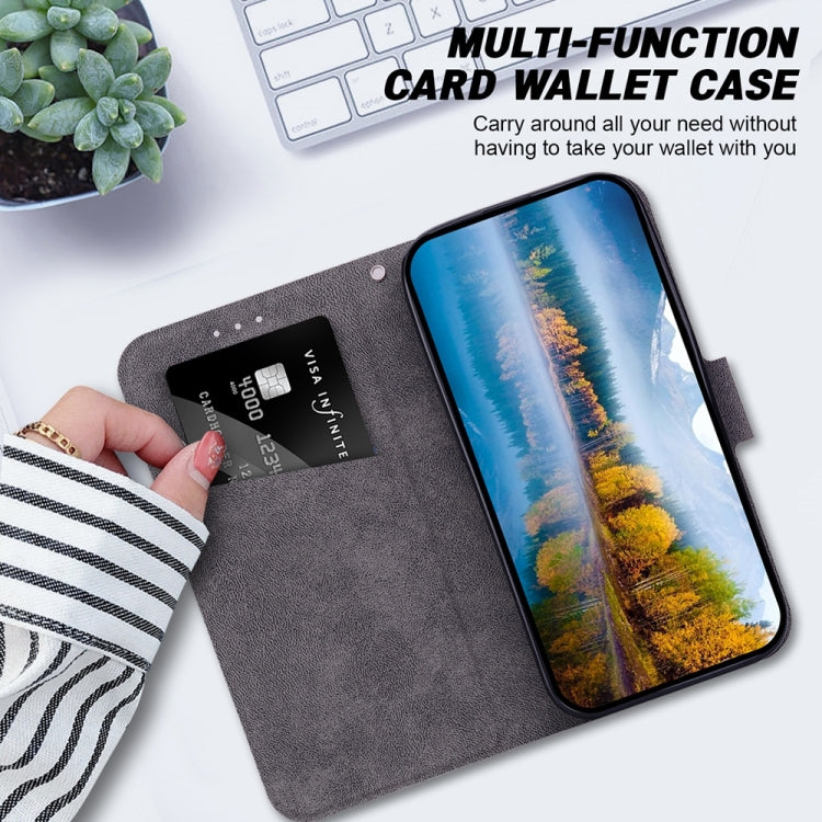 For iPhone 16e Ultra-thin Voltage Magnetic Buckle Leather Phone Case(Black) by bashfashion