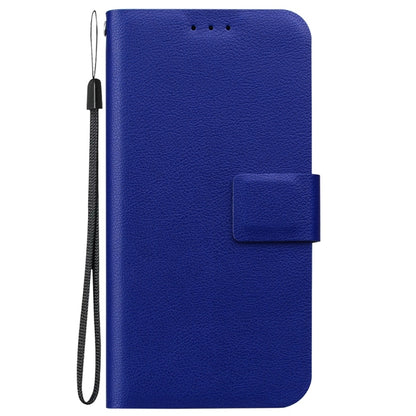 For iPhone 16e Ultra-thin Voltage Magnetic Buckle Leather Phone Case(Blue) by bashfashion