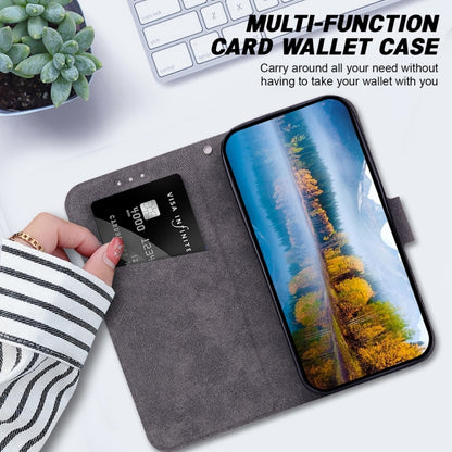 For iPhone 16e Ultra-thin Voltage Magnetic Buckle Leather Phone Case(Blue) by bashfashion