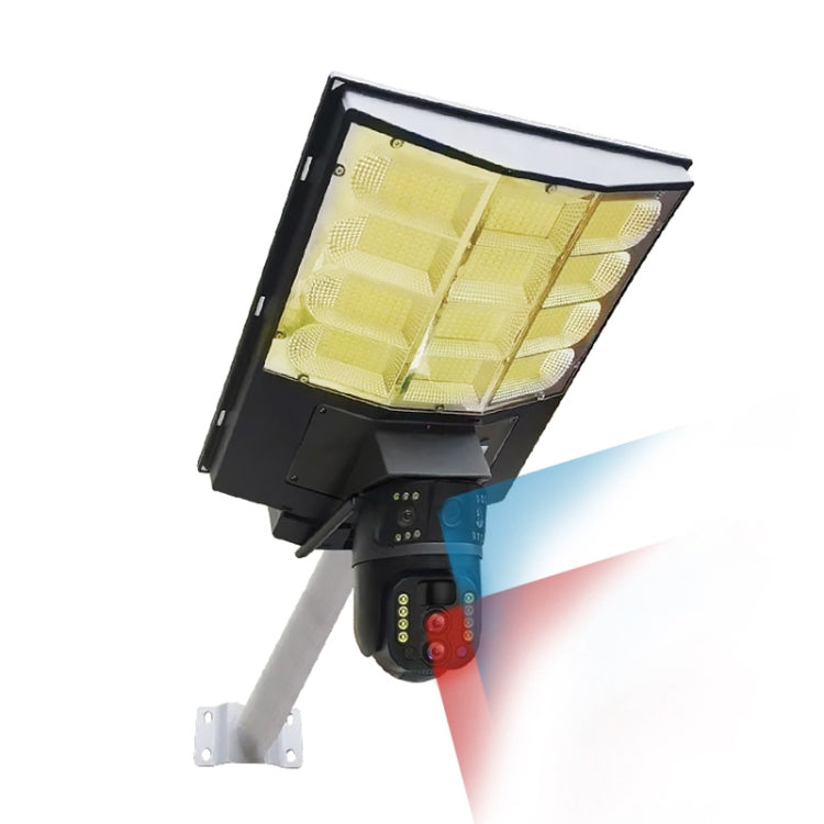 Solar Street Light with V380 4G WiFi 10X Dual-lens Monitoring HD Camera, Memory:No SD Card by bashfashion
