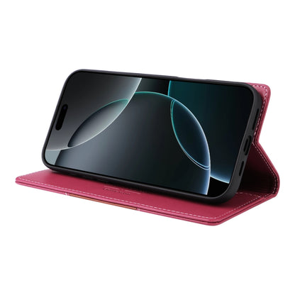 For iPhone 15 Pro GQUTROBE G01 RFID Anti-theft Leather Phone Case(Red) by GQUTROBE