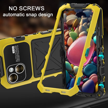 For iPhone 15 R-JUST Life Waterproof Dustproof Shockproof Phone Case(Yellow) by R-JUST