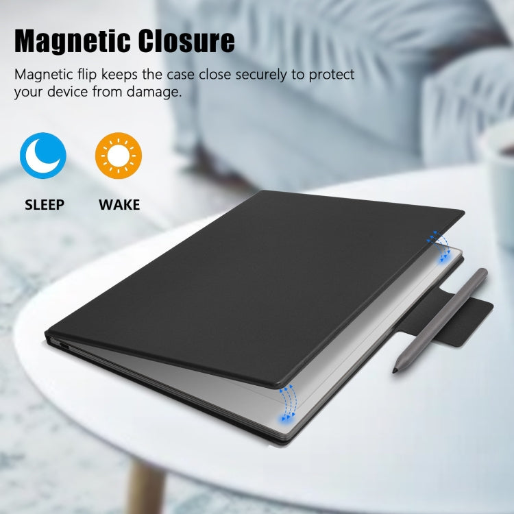 For reMarkable Paper Pro 2024 11.8 inch Imitation Original Smart Leather Tablet Case(Black) by bashfashion