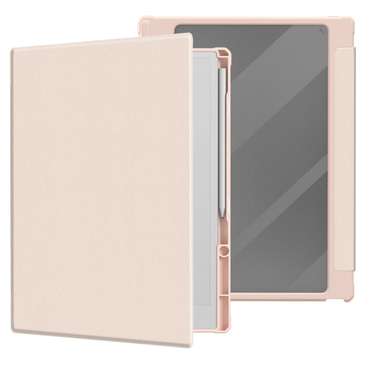 For reMarkable Paper Pro 2024 11.8 inch Acrylic PU Smart Leather Tablet Case(Pink) by bashfashion