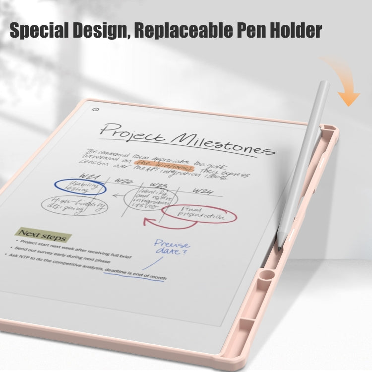 For reMarkable Paper Pro 2024 11.8 inch Acrylic PU Smart Leather Tablet Case(Pink) by bashfashion