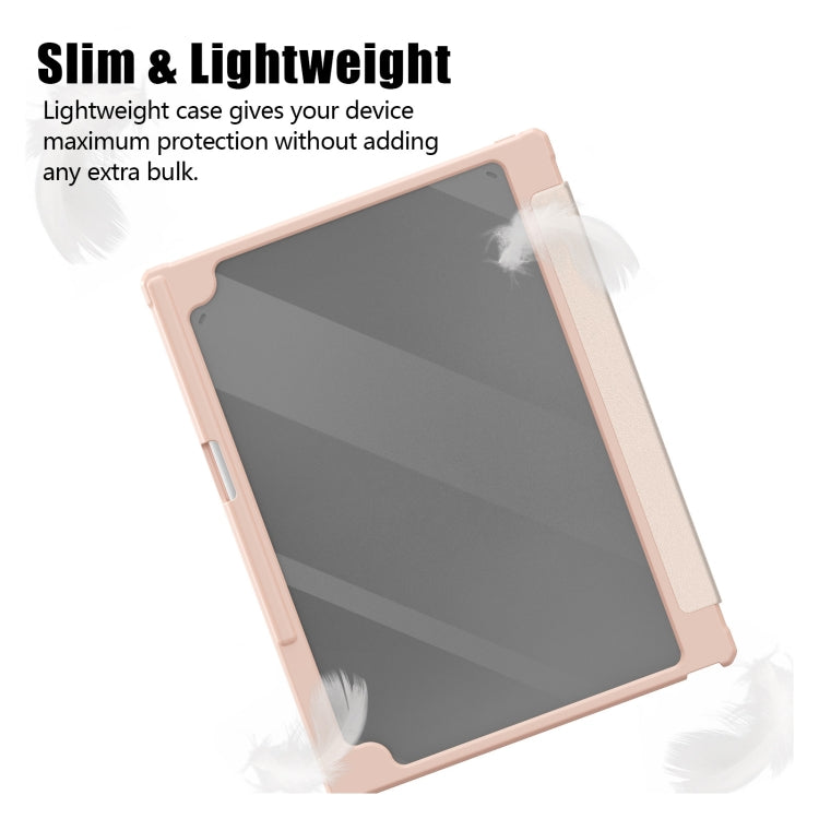 For reMarkable Paper Pro 2024 11.8 inch Acrylic PU Smart Leather Tablet Case(Pink) by bashfashion